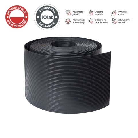 Taśma ogrodzeniowa ROLKA 26mb CLASSIC 19cm PROTECTO™ GRAFIT Taśma ogrodzeniowa ROLKA 26mb CLASSIC 19cm PROTECTO™ GRAFIT