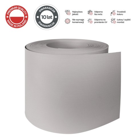 Taśma ogrodzeniowa ROLKA 26mb SMART 19cm PROTECTO™ SZARA Taśma ogrodzeniowa ROLKA 26mb SMART 19cm PROTECTO™ SZARA