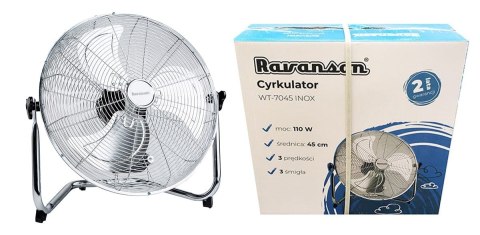 Wentylator podłogowy Ravanson WT-7045 INOX Wentylator podłogowy Ravanson WT-7045 INOX