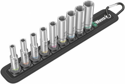 ZESTAW NASADEK UDAROWYCH DŁUGICH 1/4'' 5-13MM, 9CZ. ZESTAW NASADEK UDAROWYCH DŁUGICH 1/4'' 5-13MM, 9CZ.