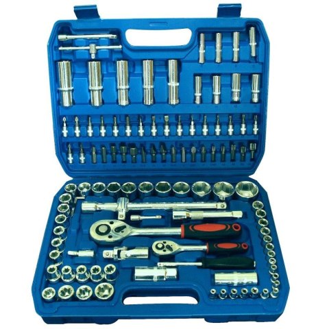 Zestaw kluczy nasdowych 1/4'' + 1/2'' CV 108 elementów Zestaw kluczy nasdowych 1/4'' + 1/2'' CV 108 elementów