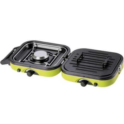 Kuchenka turystyczna na kemping podwójna DUAL COMPACT + GRILL Kuchenka turystyczna na kemping podwójna DUAL COMPACT + GRILL