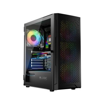 LOGIC OBUDOWA ARAMIS ARGB MIDI USB 3.0 BLACK LOGIC OBUDOWA ARAMIS ARGB MIDI USB 3.0 BLACK