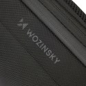 Plecak miejski Premium na jedno ramię antykradzieżowy z organizerem i USB - czarny