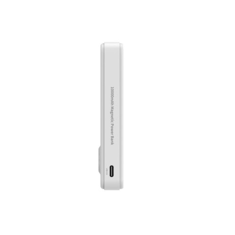 Powerbank magnetyczny Qi2 10000mAh z podstawką USB-A USB-C 22.5W PD - biały Powerbank magnetyczny Qi2 10000mAh z podstawką USB-A USB-C 22.5W PD - biały