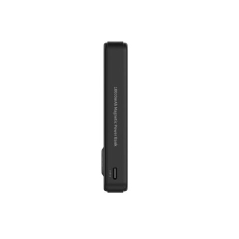 Powerbank magnetyczny Qi2 10000mAh z podstawką USB-A USB-C 22.5W PD - czarny Powerbank magnetyczny Qi2 10000mAh z podstawką USB-A USB-C 22.5W PD - czarny