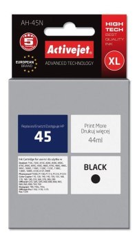 Tusz Activejet AH-45N (zamiennik HP 45 51645A; Supreme; 44 ml; czarny) Tusz Activejet AH-45N (zamiennik HP 45 51645A; Supreme; 44 ml; czarny)