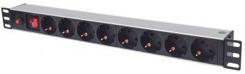 Listwa antyprzepięciowa - Intellinet listwa zasilająca PDU 1U do szaf rack 19'' z bezpiecznikiem Listwa antyprzepięciowa - Intellinet listwa zasilająca PDU 1U do szaf rack 19'' z bezpiecznikiem