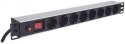 Listwa antyprzepięciowa - Intellinet listwa zasilająca PDU 1U do szaf rack 19'' z bezpiecznikiem