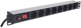Listwa antyprzepięciowa - Intellinet listwa zasilająca PDU 1U do szaf rack 19'' z bezpiecznikiem