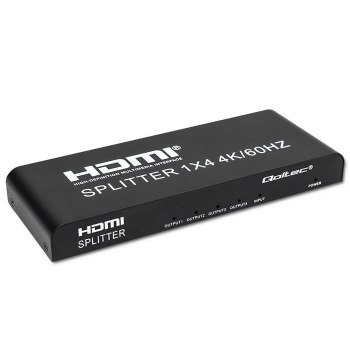 QOLTEC ROZDZIELACZ SPLITTER 4XHDMI 4KX2K | 6GB/S | 60HZ QOLTEC ROZDZIELACZ SPLITTER 4XHDMI 4KX2K | 6GB/S | 60HZ