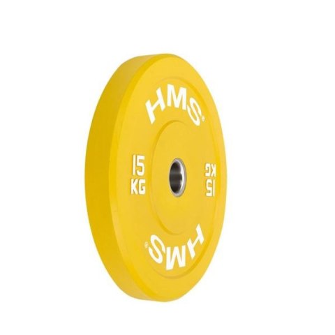 Talerz olimpijski HMS YELLOW BUMPER 15 kg CBR15 Talerz olimpijski HMS YELLOW BUMPER 15 kg CBR15