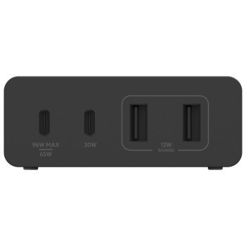 Zasilacz do laptoba usb C Belkin GaN WCH010vfBK 108W Czarny Zasilacz do laptoba usb C Belkin GaN WCH010vfBK 108W Czarny
