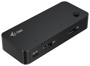 I-tec USB-C/USB-A Universal KVM HUB 2x USB-C (5Gbps) + 2x USB-A 3.0 (5Gbps) USB-C Power In 5V/3A-15W max (2x kabel 100cm) I-tec USB-C/USB-A Universal KVM HUB 2x USB-C (5Gbps) + 2x USB-A 3.0 (5Gbps) USB-C Power In 5V/3A-15W max (2x kabel 100cm)
