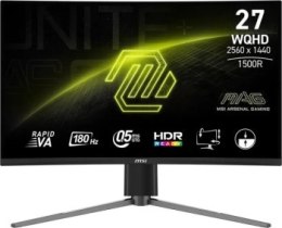 MSI MAG 27CQ6PF - 27'' | Rapid VA Curve 1500R | QHD | 0.5ms | 180Hz