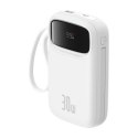 Baseus QPow 2 10000 mAh 30W 2xUSB-C biały