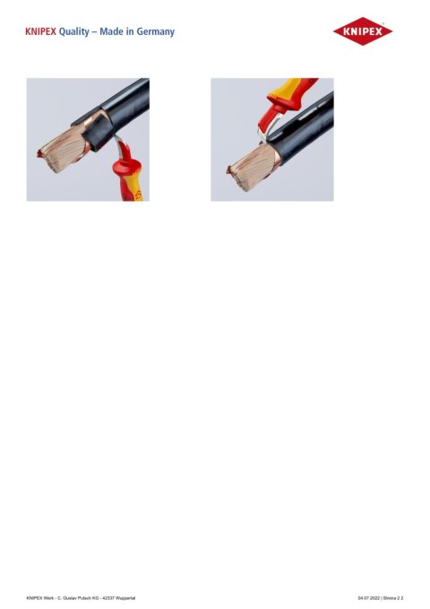 NÓŻ DO ŚCIĄGANIA IZOLACJI ZE STOPKĄ PROWADZĄCĄ 180MM NÓŻ DO ŚCIĄGANIA IZOLACJI ZE STOPKĄ PROWADZĄCĄ 180MM