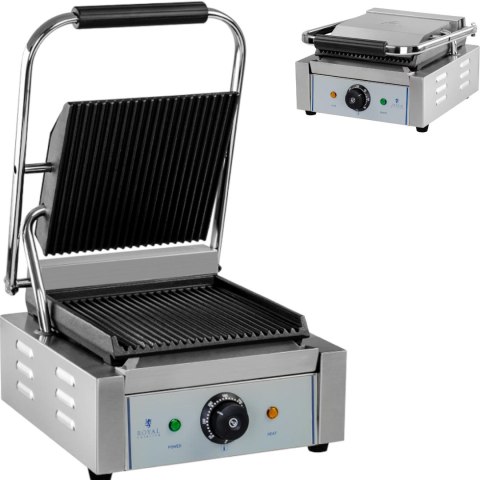 Grill kontaktowy opiekacz ryflowany Royal Catering Grill kontaktowy opiekacz ryflowany Royal Catering