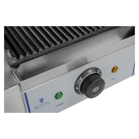 Grill kontaktowy opiekacz ryflowany Royal Catering Grill kontaktowy opiekacz ryflowany Royal Catering
