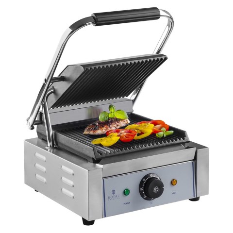 Grill kontaktowy opiekacz ryflowany Royal Catering Grill kontaktowy opiekacz ryflowany Royal Catering