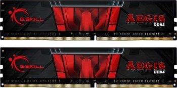 Zestaw pamięci G.SKILL Aegis F4-2666C19D-16GIS (DDR4 DIMM; 2 x 8 GB; 2666 MHz; CL19) Zestaw pamięci G.SKILL Aegis F4-2666C19D-16GIS (DDR4 DIMM; 2 x 8 GB; 2666 MHz; CL19)