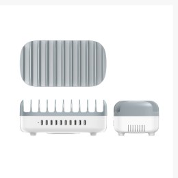 Inteligentna stacja ładowania DUK-10P-V1 do telefonów tabletów 10x USB-A - biała