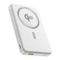 Powerbank Airpow II 10000mAh Qi2 MagSafe 22.5W z kablem USB-C 20V 3A 30cm - biały
