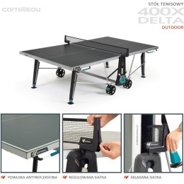 Stół tenisowy Cornilleau 400X Delta outdoor szary
