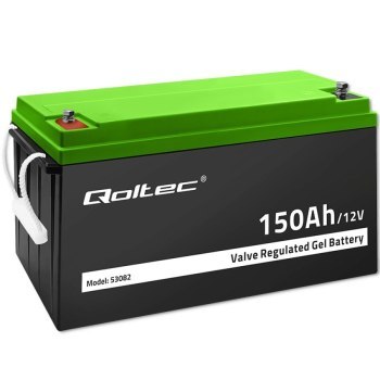 Qoltec Akumulator żelowy | 12V | 150Ah | GEL | 41.8kg Qoltec Akumulator żelowy | 12V | 150Ah | GEL | 41.8kg