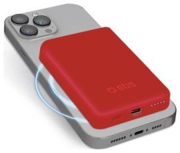 SBS TEBB5000MAG1CR 5000 mAh USB-C, MagSafe - czerwony