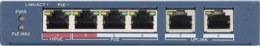 SWITCH PoE DS-3E0106HP-E 6-PORTOWY Hikvision