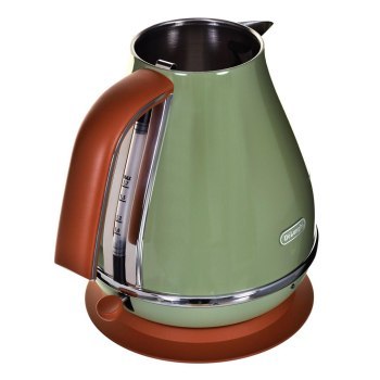 Czajnik elektryczny DeLonghi Icona Vintage KBOV 2001.GR (2000W 1.7l; kolor oliwkowy) De'Longhi Czajnik elektryczny DeLonghi Icona Vintage KBOV 2001.GR (2000W 1.7l; kolor oliwkowy) De'Longhi