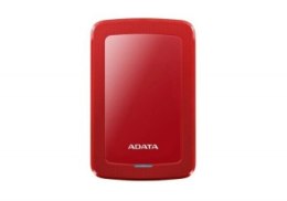 Dysk zewnętrzny HDD ADATA HV300 AHV300-2TU31-CRD (2 TB; 2.5 ; USB 3.1; 8 MB; 7200 obr/min; kolor czerwony)