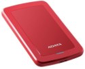 Dysk zewnętrzny HDD ADATA HV300 AHV300-2TU31-CRD (2 TB; 2.5 ; USB 3.1; 8 MB; 7200 obr/min; kolor czerwony)