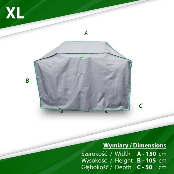 Pokrowiec na grill L 140x50x105 Pokrowiec na grill L 140x50x105