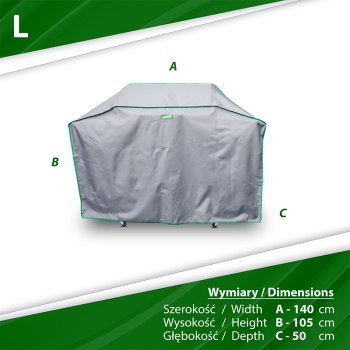 Pokrowiec na grill XL 150x50x105 Pokrowiec na grill XL 150x50x105