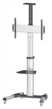 Uchwyt - Manhattan 461245 Mobilny stojak do telewizora LED/LCD, 37-70'', 50kg, 2 półki