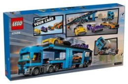 LEGO City 60408 Laweta z samochodami sportowymi