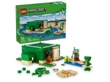 LEGO Minecraft 21254 Domek na plaży żółwi LEGO Minecraft 21254 Domek na plaży żółwi