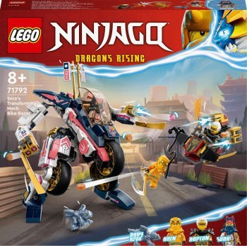 LEGO Ninjago 71792 Mech Sory zmieniający się w motocykl wyścigowy LEGO Ninjago 71792 Mech Sory zmieniający się w motocykl wyścigowy