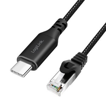 LogiLink USB 3.2 typ C - RJ45 15.0m LogiLink USB 3.2 typ C - RJ45 15.0m