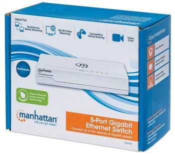 Manhattan 560696 Switch Gigabit 5x RJ45 Manhattan 560696 Switch Gigabit 5x RJ45
