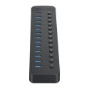 Orico Hub aktywny 13*USB-A czarny