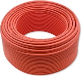 Qoltec Kabel solarny fotowoltaiczny | 4mm² |100m | czerwony
