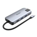 Unitek Hub USB-C 2x USB-A HDMI 4K RJ-45 PD 100W
