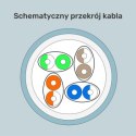 Unitek Kabel skrętka LSZH Cat. 7 S/FTP 305 m