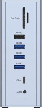 Unitek Stacja dokująca 15 w 1, USB-C z zasilaczem Unitek Stacja dokująca 15 w 1, USB-C z zasilaczem