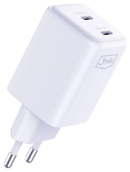 3mk Hyper Charger PD 45W Biały + 2 Kable USB-C/C 3mk Hyper Charger PD 45W Biały + 2 Kable USB-C/C