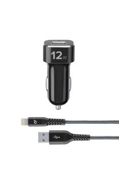 CAR CHARGER KIT TETRA MFI BLACK