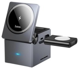 Hoco 3w1 Magsafe 15W CQ8 czarna